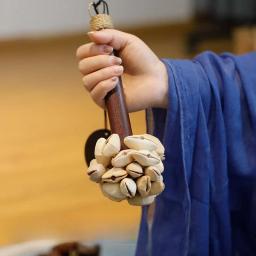 Madeira ao ar livre vento Chimes, paisagem sinos sonoros, percussão, som cura, instrumento musical infantil, espiritual - Image 1