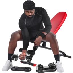 Halteres magnéticos ajustáveis para homens, equipamentos de fitness, treino Barbell, treinamento muscular do braço, esportes Home Gym, 1 pc - Image 6