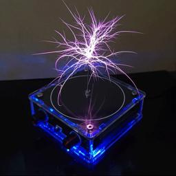 Música para Tesla Coil Speaker, Gerador de Arco Compatível com Bluetooth, Transmissão Sem Fio, Faísca Artificial Touchable, Experiment Tool - Image 2