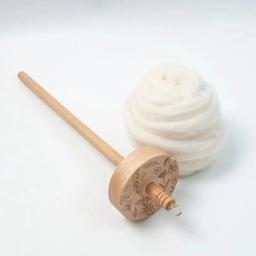 Sólido De Madeira Spin Yarn Spindle, Handmade De Armazenamento De Lã, Agulha, Gota, Iniciantes, DIY, Costura Acessórios, Ferramenta, Top - Image 5
