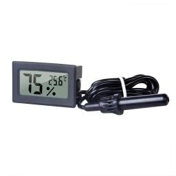 FY-12 Mini termômetro digital higrômetro medidor testador sonda incubadora aquário temperatura medidor sensor detector de umidade - Image 6