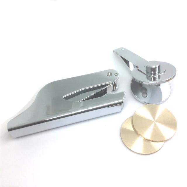 Selo de Gravação Personalizado em Latão para Cartas e Envelopes de Casamento com Design Elegante e Sem Escultura