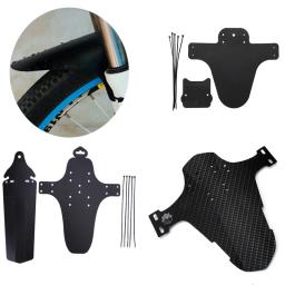 Fibra de carbono frente e guarda-lamas traseiro para estrada bicicleta e mtb, plástico pára-lamas, ciclismo acessórios - Image 1