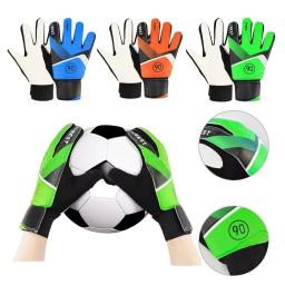 Luvas de treinamento de látex para crianças e adultos, goleiro de futebol, luvas antiderrapantes, proteção para os dedos, suporte - Image 2