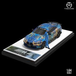 Professional Racing Team Diorama carro modelo coleção, carro em miniatura brinquedos, tempo Micro, liga, M4, G82, TM, 1:64, STR - Image 3