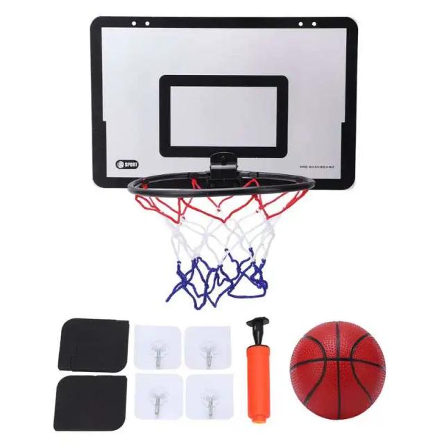 Conjunto de Basquete Interior Hoop para Amantes do Esporte com Anel Suspenso e Montagem na Porta