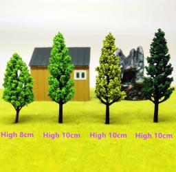 Criativo diy modelo trem artificial em miniatura árvore cenário ferroviário decoração construção paisagem acessórios brinquedos para crianças - Image 6