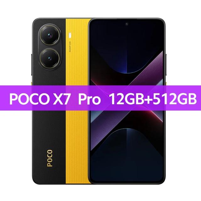 POCO X7 Pro 5G Smartphone Dimensity 8400-Ultra 6000mAh 90W 50MP OIS 120Hz NFC 6.67" AMOLED