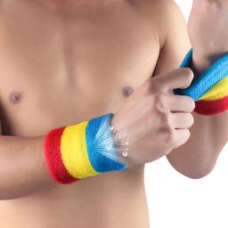 Bracetop-suporte de pulso, 1 par, para esportes, tênis, basquete, fitness, faixa de suor, toalha, pulseira, protetor - Image 3