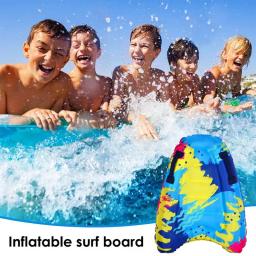 Prancha inflável portátil para adultos e crianças, segura e leve, Kickboard ao ar livre, Surf no mar, Wakeboard - Image 2