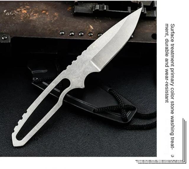 Faca de Sobrevivência Pocket Knife Multifuncional de Alta Dureza para Camping - EDC 2024