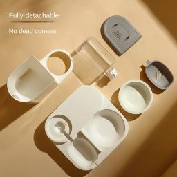 Dispensador e alimentador automático de água para cães e gatos, tigela de alimentação, Pet Supplies, 2 em 1 - Image 5