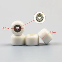 4 pçs nova roda de rolamento profissional pu metal uretano dedo rodas cnc mini dedo skate placa acessório - Image 6