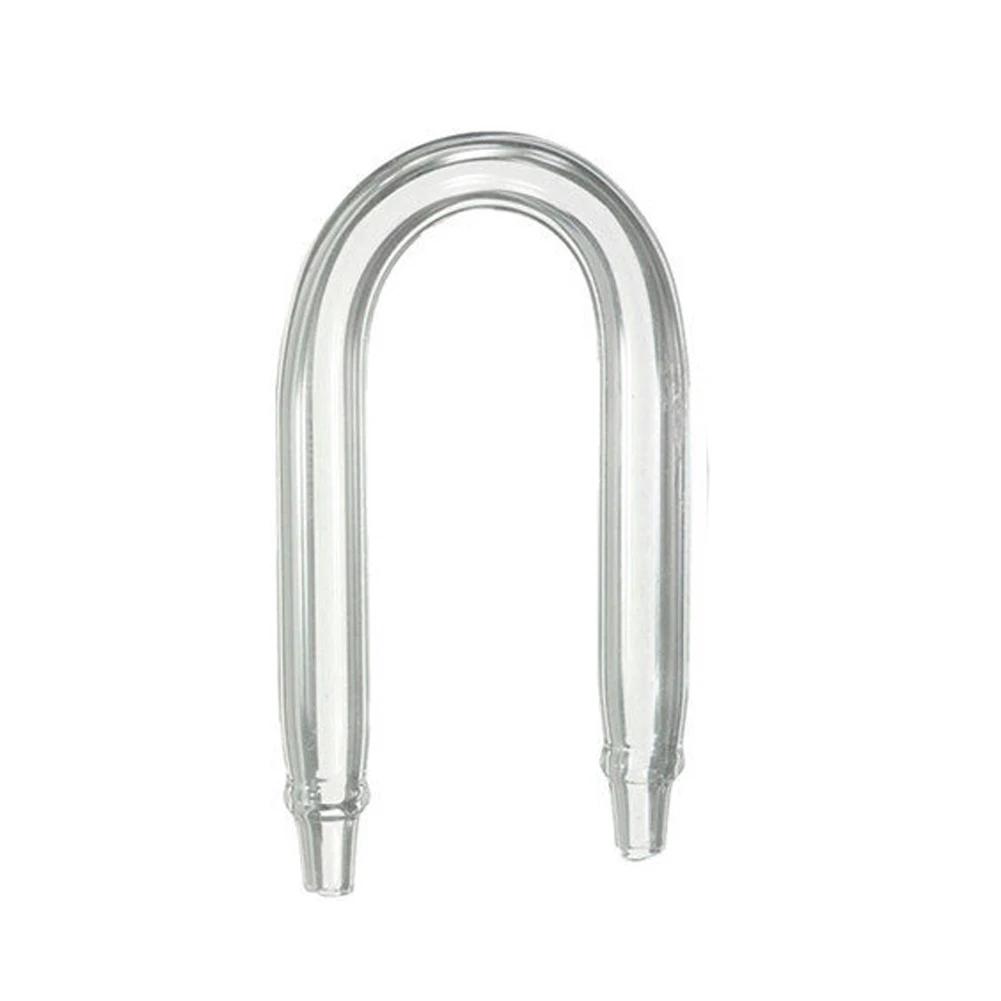 U Em Forma De Vidro Tubo Bend para Aquário, CO2 Difusor, CO2 Equipamentos, Bomba De Água Do Tanque De Peixes, Conector Tubo De Conexão, Pet fornecimentos, 1Pc - Image 1