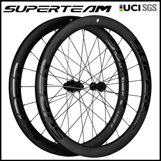 SUPERTEAM Rodas de Carbono 700C Freio a Disco UCI Road Racing