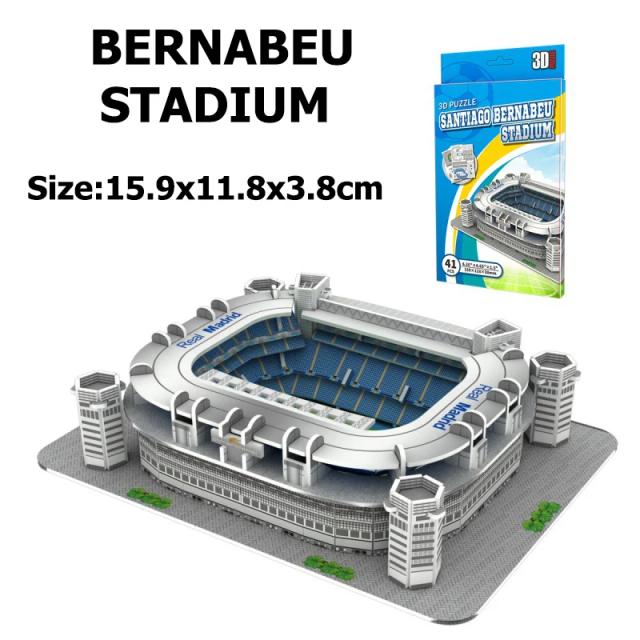 Mini Estádios de Futebol 3D: Puzzle DIY dos Melhores Jogos para Fãs e Presentes de Aniversário