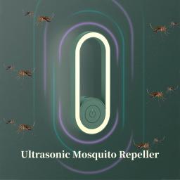 Assassino Mosquito elétrico com luz noturna LED, repelente ultra-sônico, lâmpada Bug Zapper, não-tóxico - Image 3