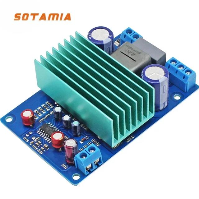 Placa Amplificadora HiFi SOTAMIA IRS2092S 250W Mono para DIY com Som Digital e Alto-falantes Passivos