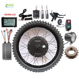 Bicicleta elétrica Motor Roda Kit de Conversão, E-Bike, 60V, 72V, 3000W, 5000W, 19" - Image 2