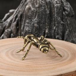 Figurinhas de formiga em latão puro, Simulação de insetos, Ornamento de mesa, Table Tea, Decoração para casa, Novo, 2024 - Image 4
