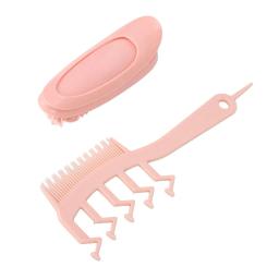 Ferramenta Detangler portátil com Root Clip, Hair Slit Comb, Lightweight, Home and Salon Use - Image 6