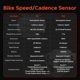 Magene s3 + sensor de cadência de velocidade ant bluetooth computador velocímetro sensor duplo acessórios de bicicleta compatível com wahooonelap zwift - Image 5