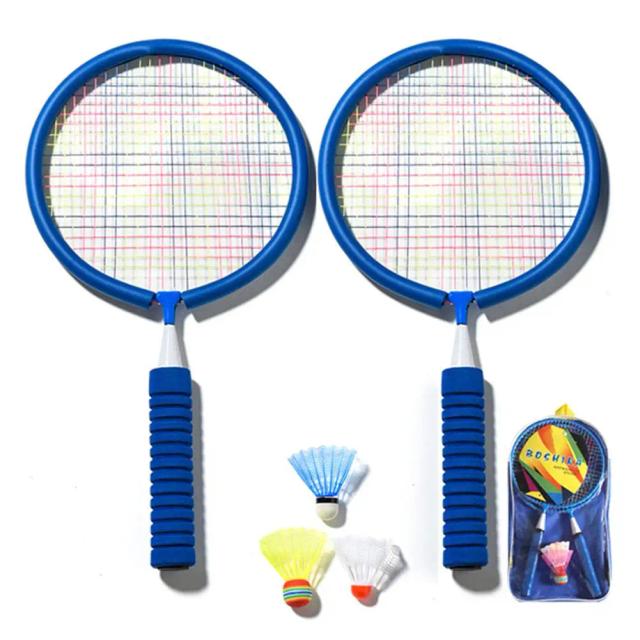 Conjunto de Raquetes de Badminton Infantil Leve para 2 Jogadores
