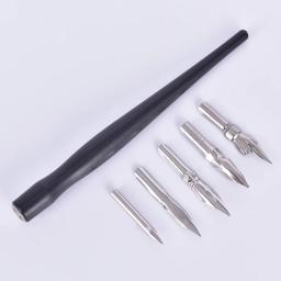 Anime caneta ponta definida para caligrafia, desenho Kit ferramenta, 5 Nib, 1 titulares - Image 5