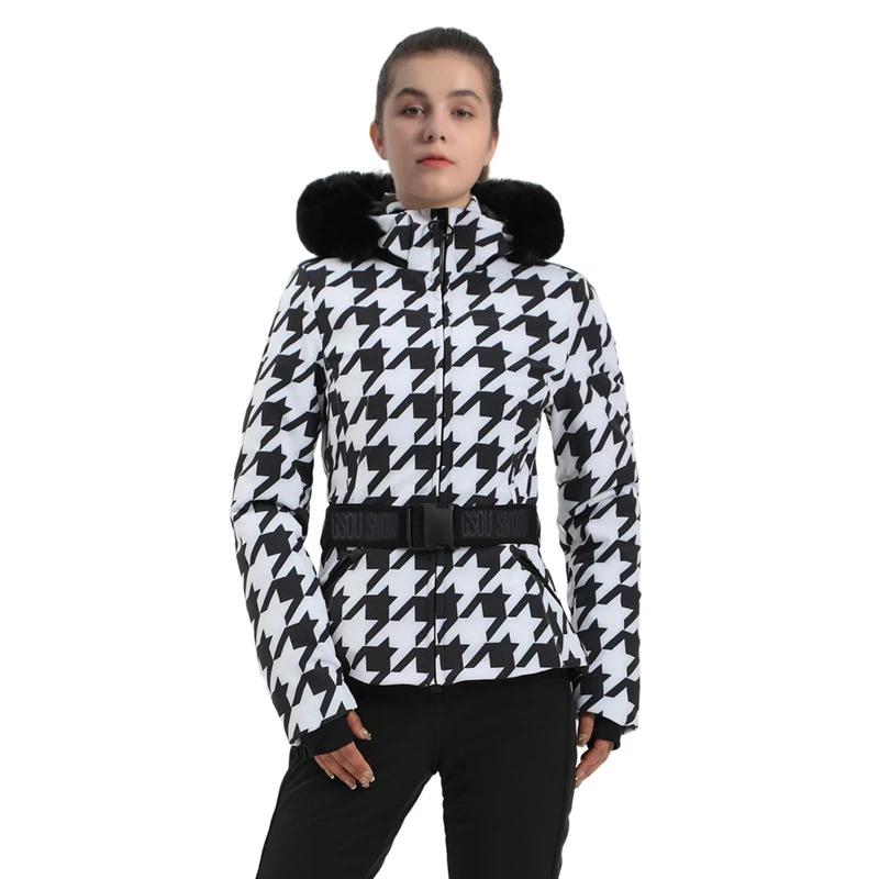 Casaco de snowboard feminino, Fato de treino quente, Casacos de neve, Casacos esportivos, Exterior, Esqui, Montanha, Inverno, 2022 - Image 1