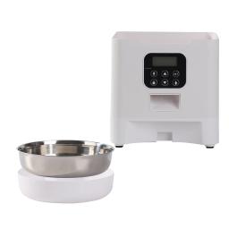 Alimentador automático para cães e gatos, grande capacidade, lento inteligente, distribuidor de alimentos, tigela de alimentação, suprimentos visível celeiro, 6L - Image 5