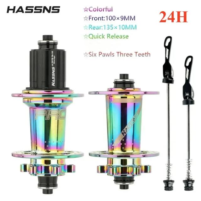 Hassns PRO7 Cubo para Mountain Bike com Liberação Rápida 32 Furos