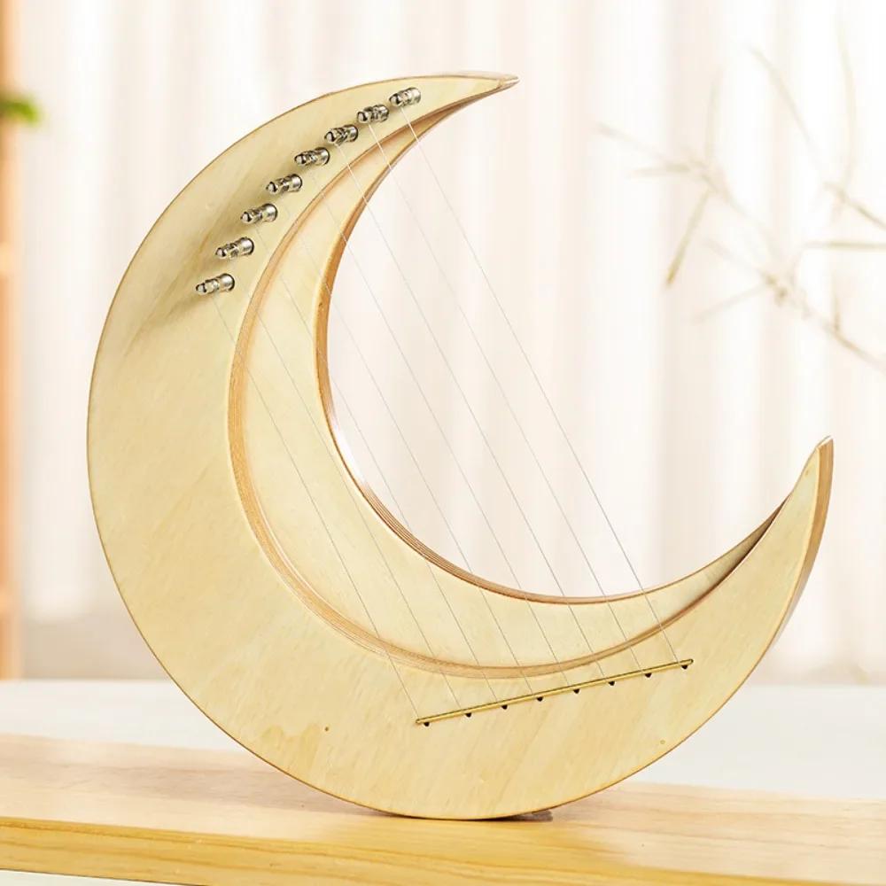 Creative Moon Lyre Instrumentos de Cordas, Harpas iniciantes portáteis, Instrumento Musical Profissional, Presentes, 8, 11, 15 Cordas - Image 1
