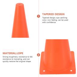 Cones para prática de futebol segurança futebol estrada obstáculo bandeira balde campo de treinamento de condução - Image 2