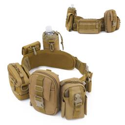 Ajustável militar tático cs cinto de trabalho ao ar livre homens molle batalha cinto do exército combate airsoft caça tiro acolchoado cintos da cintura - Image 1