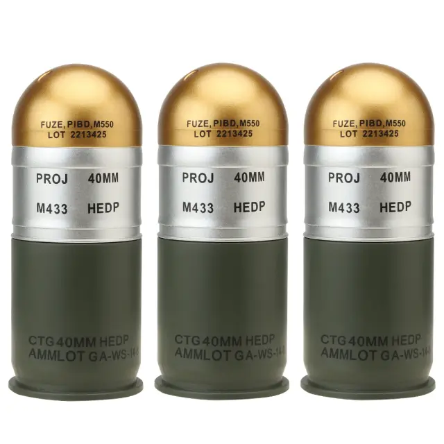 Granada Falsa de Armazenamento Modelo Militar para Fãs - Brinquedo de Coleção, Decoração e Presente em Mini Estojo 40mm Novo