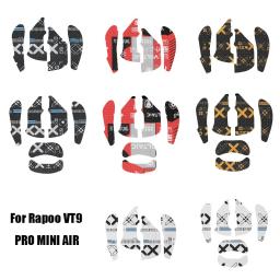 Fita adesiva de mouse para gamer, suor antiderrapante preto, acessórios para esportes eletrônicos, adesivo antiderrapante para Rapoo VT9 PRO MINI AIR - Image 1