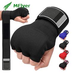 Luvas de boxe Mão Envoltório Interior Metade do Dedo Gel Luva De Boxe para Muay Thai MMA Kickboxing Artes Marciais Punching Speed Bag Treinamento - Image 1