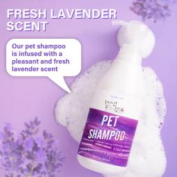 Lavender Hidratante Profunda Pet Shower Gel, Limpeza Desodorizante, Aroma Fresco, Nutre o Cabelo, Banho Shampoo, Produtos Cat, Dog - Image 4