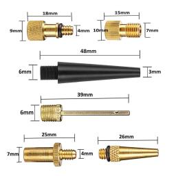 Cobre bicicleta válvula adaptador conjunto, bicicleta pneu bomba adaptador kit, Inflator bomba acessório, SV, AV, DV, 15pcs, novo - Image 3