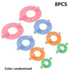 Lã bola fabricante de malha ferramentas, agulha tecelão, artesanato fios fazendo, ferramentas DIY, alta qualidade, atacado, 8pcs - Image 2