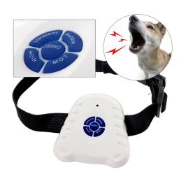 Dispositivo de treinamento ultrassônico para cães, botão automático, portátil coleira anti casca, pet fornecimentos, cachorro, ajustável - Image 3
