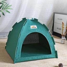 Pet Tent Cave Hut para gato, Casa de dormir para gatinho, Cesta para canil pequeno, Cama para Chihuahua, Cesta para cachorro pequeno - Image 3