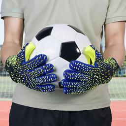Luvas espessadas do goleiro do futebol para adultos e crianças, Látex respirável e confortável, Luvas de treinamento de construção - Image 3