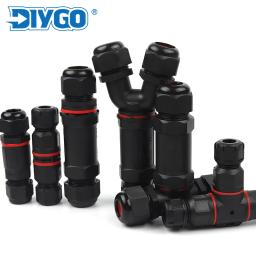IP68 I/Y/T Forma M20/M25 Conector Impermeável 2/3/4/5 Pin Parafuso Terminal Adaptador Para 6-16mm Cabo Fio Exterior Conector DIY VAI - Image 1