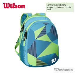 Saco de tênis infantil wilson, bolsa multifuncional de ombro duplo para crianças - Image 3