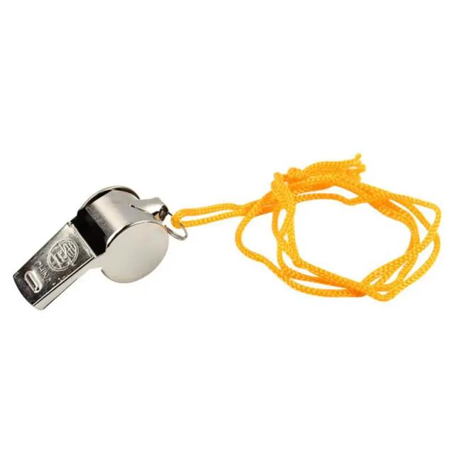 Apito Profissional ABS Preto com Colhedor para Esportes ao Ar Livre, Camping, Caminhadas, Arbitragem e Treinamentos - 1 Unidade