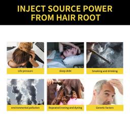 Cabelo Cor Dye Shampoo, Cinza, Capa Branca, Natural Corante Rápido, Reparar Limpeza Danificada a Seco, Raízes Nutritivas, Restaurar Cabelo Preto - Image 6
