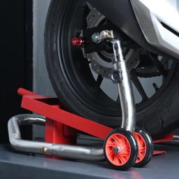 Eixo do desgaste do pneu da motocicleta, suporte fixo da roda, instalação auxiliar, desmontagem da roda dianteira e traseira, ferramentas de manutenção - Image 3