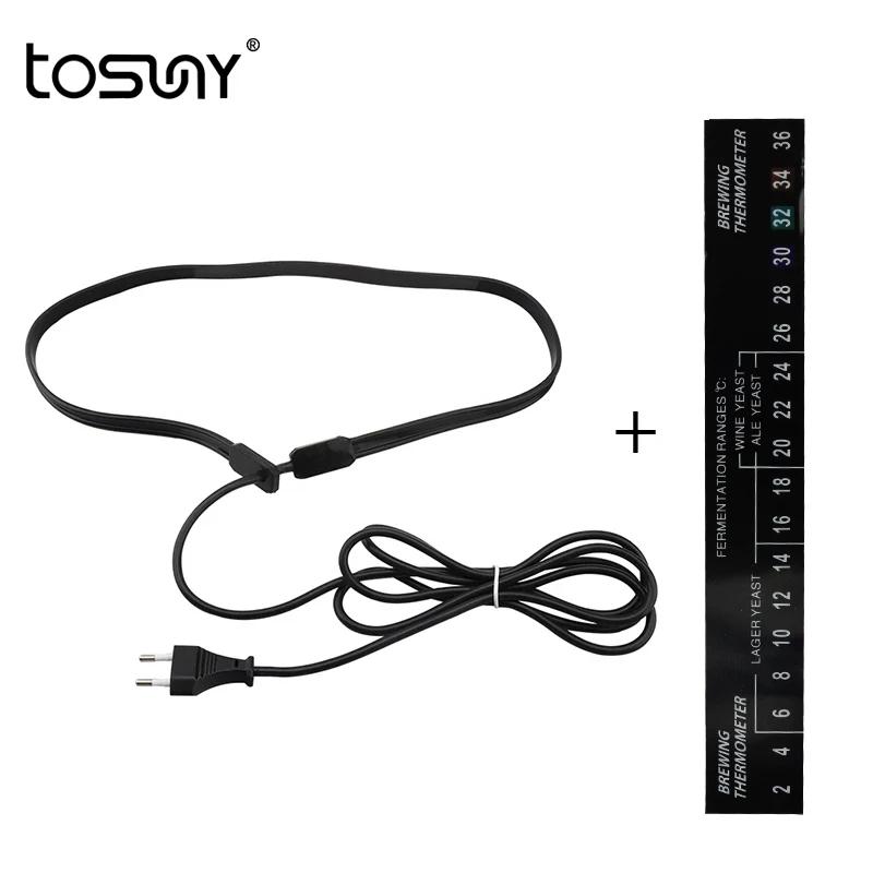 Fermentação Aquecimento Belt para Cerveja e Vinho, Homebrew Brew, Wine Spirits, 25Watt Fermentador Balde de Plástico, 220V, 110V, UE, US Plug - Image 1