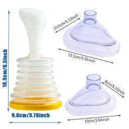 Dispositivo de Resgate de Asfixia de Emergência para Adultos e Crianças, Viagem Doméstica, Kit Vac, Primeiros Socorros CPR, Asfixia Choke Rescues, Anti-Sufocamento Helper - Image 2